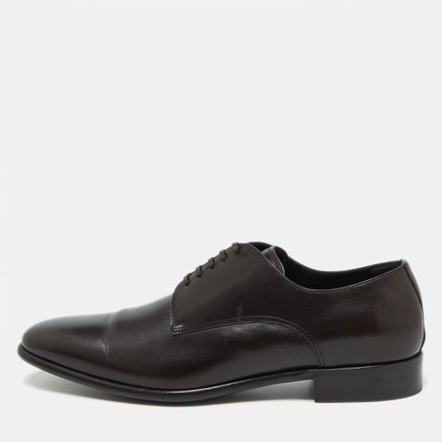 Dolce & Gabbana Dark Brown Leather Lace Up Derby Size 43 - Dolce & Gabbana - Modalova