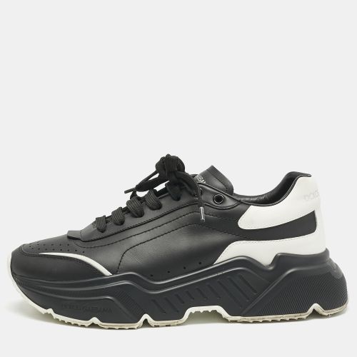 Dolce & Gabbana Black Leather Daymaster Sneakers Size 41 - Dolce & Gabbana - Modalova