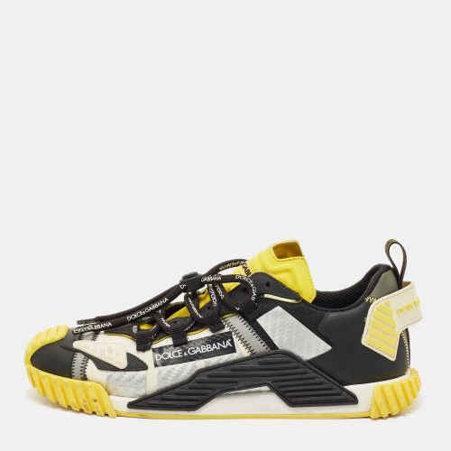 Dolce & Gabbana Multicolor Leather and Mesh ns1 Lace Up Sneakers Size 43 - Dolce & Gabbana - Modalova