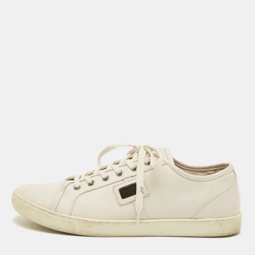 Size 45 Leather Low Top Sneakers - Dolce & Gabbana - Modalova