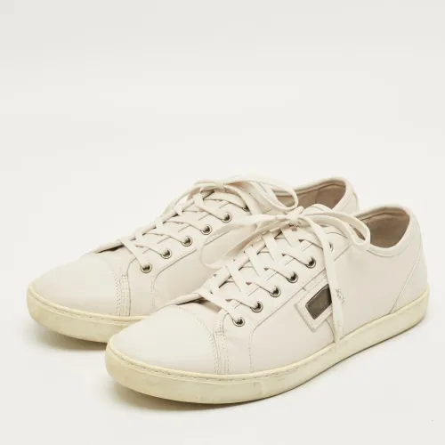 Size 45 Leather Low Top Sneakers - Dolce & Gabbana - Modalova