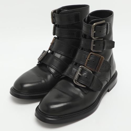 Michelangelo Size 39 Leather Ankle Length Boots - Dolce & Gabbana - Modalova
