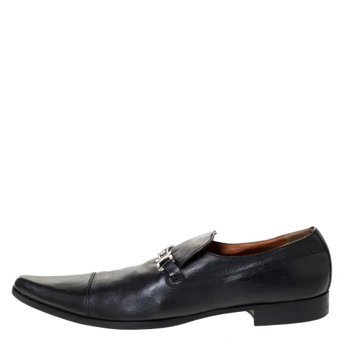 Leather Slip On Pointed Toe Loafers Size 44 - Dolce & Gabbana - Modalova