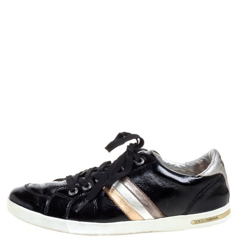 Patent Leather Low Top Sneakers Size 41 - Dolce & Gabbana - Modalova