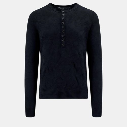 Dolce & Gabbana Black Wool Sweater M - Dolce & Gabbana - Modalova