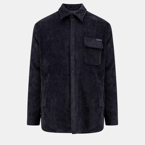 Dolce & Gabbana Black Corduroy Padded Shirt IT 48 - Dolce & Gabbana - Modalova