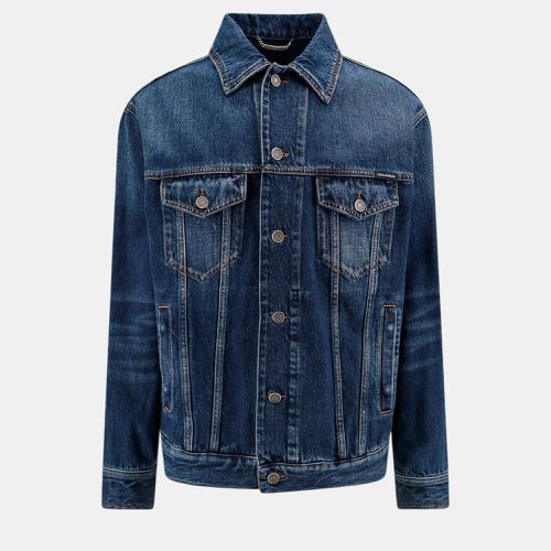 Dolce & Gabbana Blue Denim Jacket IT 48 - Dolce & Gabbana - Modalova