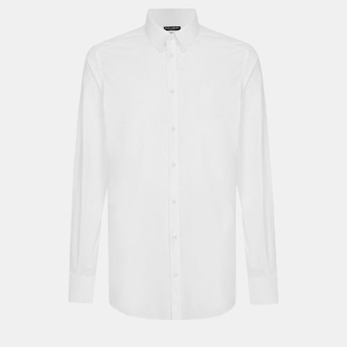 Dolce & Gabbana White Cotton Shirt IT 52 - Dolce & Gabbana - Modalova