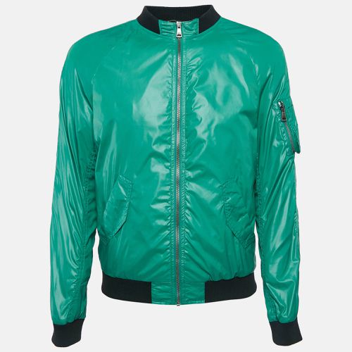 Dolce & Gabbana Green Synthetic Zip-Up Bomber Jacket M - Dolce & Gabbana - Modalova