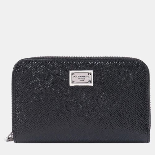 Dolce & Gabbana Black Leather Wallet - Dolce & Gabbana - Modalova