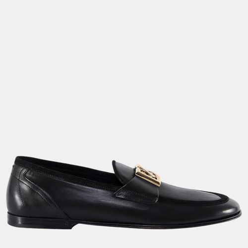 Dolce & Gabbana Black Leather Loafer EU 40 - Dolce & Gabbana - Modalova