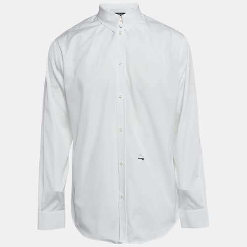 Dsquared2 White Cotton Button Front Shirt XL - Dsquared2 - Modalova