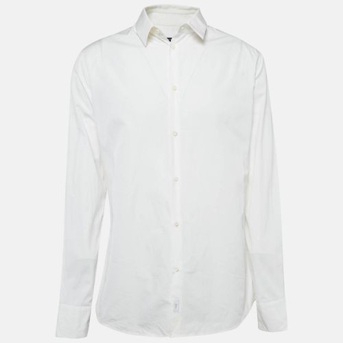 Dsquared2 White Cotton Dean Double Cuff Shirt XXL - Dsquared2 - Modalova