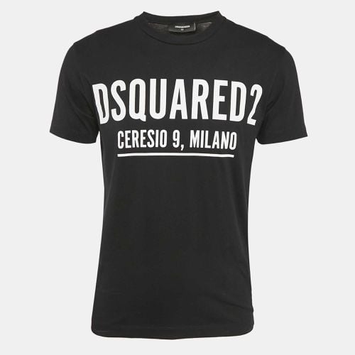 Dsquared2 Black Logo Print Jersey Cool Fit T-Shirt XS - Dsquared2 - Modalova