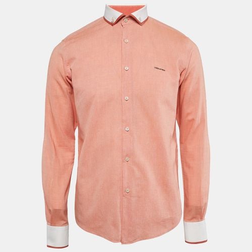 Light Cotton Blend Contrast Detail Shirt M - Dsquared2 - Modalova