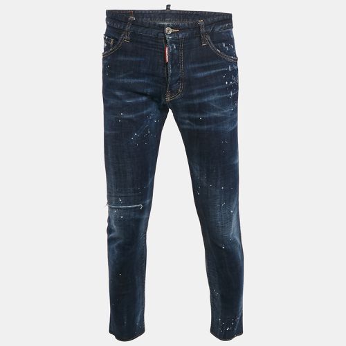 Dsquared2 Blue Denim Distressed Jeans M Waist 37" - Dsquared2 - Modalova