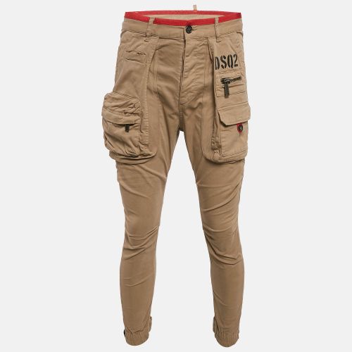 Dsquared2 Beige Gabardine Cotton Utility Pants S - Dsquared2 - Modalova