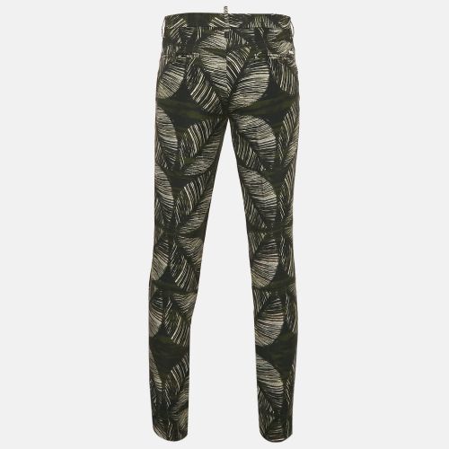 Tropical Print Crepe Trousers L - Dsquared2 - Modalova