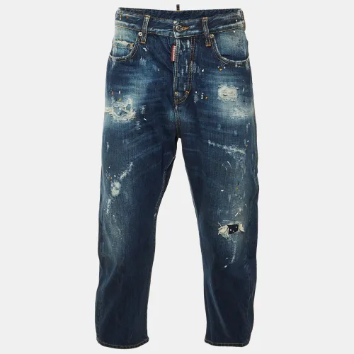 Distressed Denim Kawaii Jeans S - Dsquared2 - Modalova