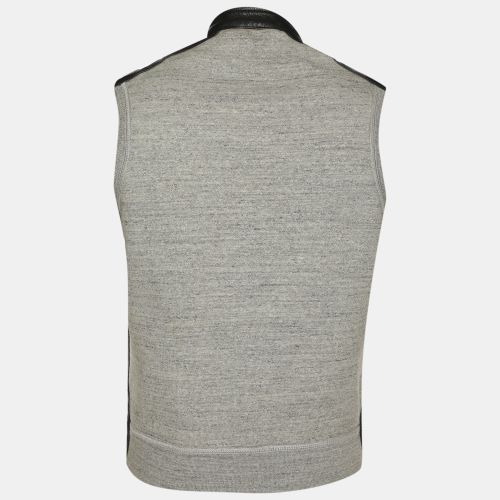 Dsquared2 Black Leather Vest XL - Dsquared2 - Modalova
