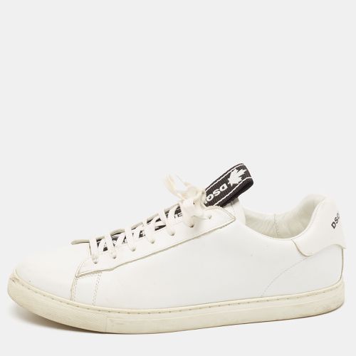 Leather Low Top Sneakers Size 45 - Dsquared2 - Modalova