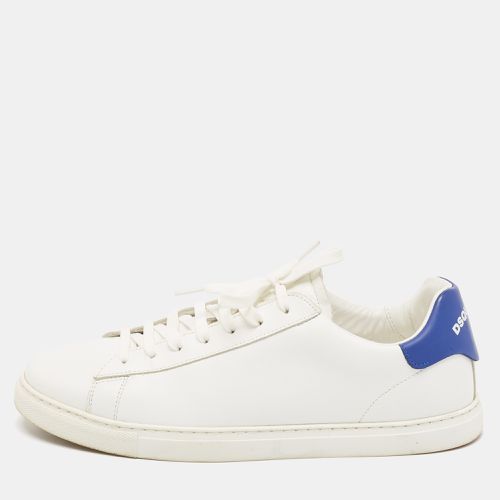 Blue Leather Low Top Sneakers Size 43 - Dsquared2 - Modalova