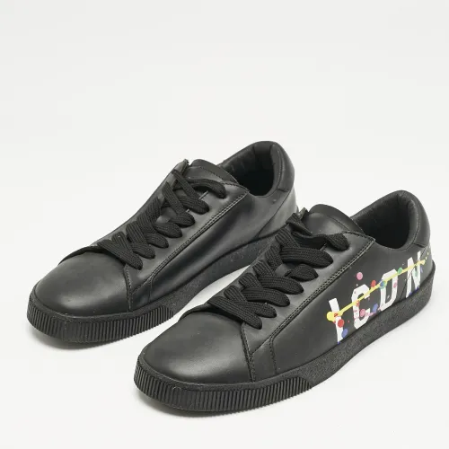 Leather Cassetta Low Top Sneakers Size 41 - Dsquared2 - Modalova