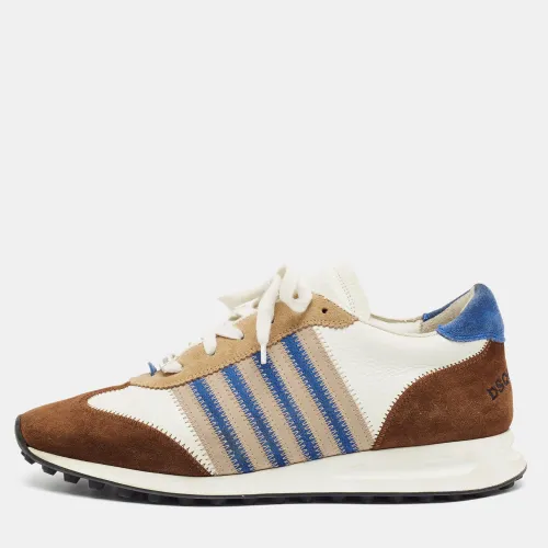 New Runner Size 44 Leather and Suede Low Top Sneakers - Dsquared2 - Modalova