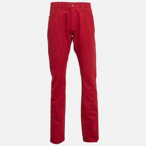 Etro Red Denim Buttoned New Regular Jeans L Waist 38" - Etro - Modalova