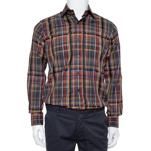 Etro Multicolor Cotton Button Front Shirt S - Etro - Modalova