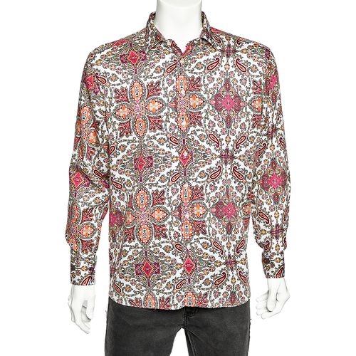 Etro Multicolor Paisley Printed Cotton Button Front Shirt 3XL - Etro - Modalova