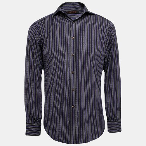 Striped Cotton Button Front Shirt S - Etro - Modalova