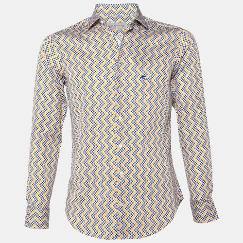 Printed Cotton Button Front Shirt M - Etro - Modalova