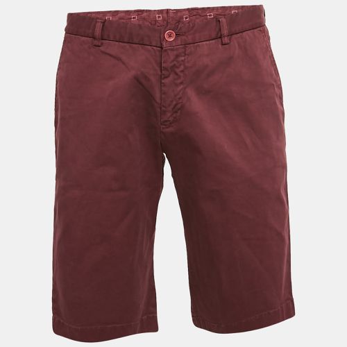 Etro Burgundy Cotton Shorts L - Etro - Modalova