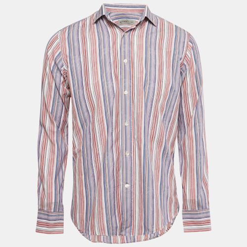 Etro Multicolor Cotton Jacquard Button Front Shirt M - Etro - Modalova