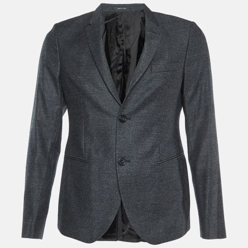 Emporio Armani Dark Grey Virgin Wool Single Breasted Blazer S - Emporio Armani - Modalova