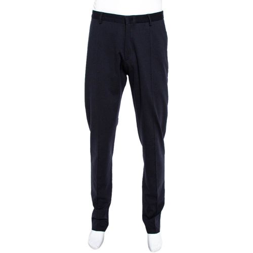 Emporio Armani Navy Blue Knit Pants M - Emporio Armani - Modalova