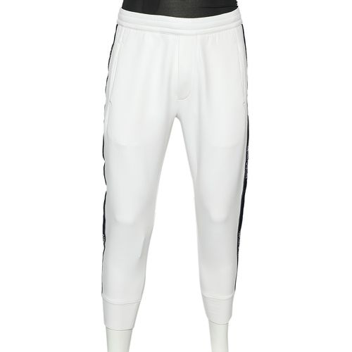 Emporio Armani White Cotton Knit Logo Band Detail Joggers S - Emporio Armani - Modalova