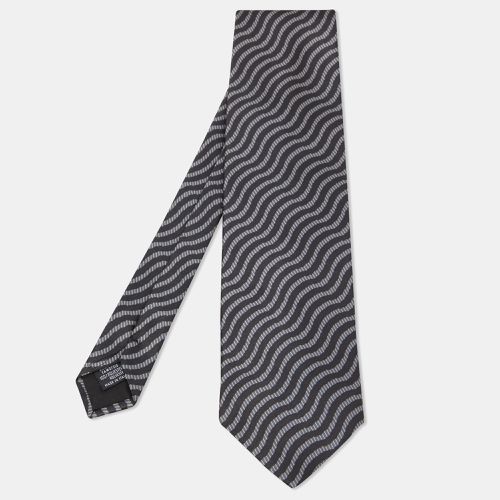 Printed Satin Tie - Emporio Armani - Modalova