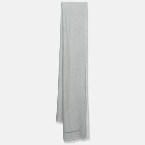 Emporio Armani Grey Modal Scarf - Emporio Armani - Modalova