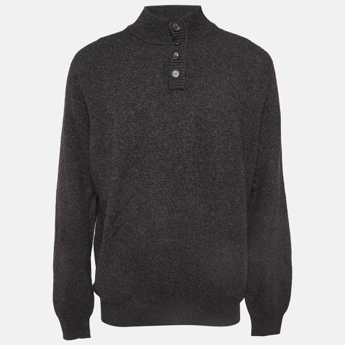 Ermenegildo Zegna Grey Yak Wool Knit Sweater 4XL - Ermenegildo Zegna - Modalova