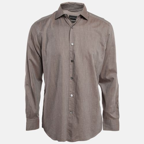 Ermenegildo Zegna Light Brown Cotton T-Shirt L - Ermenegildo Zegna - Modalova