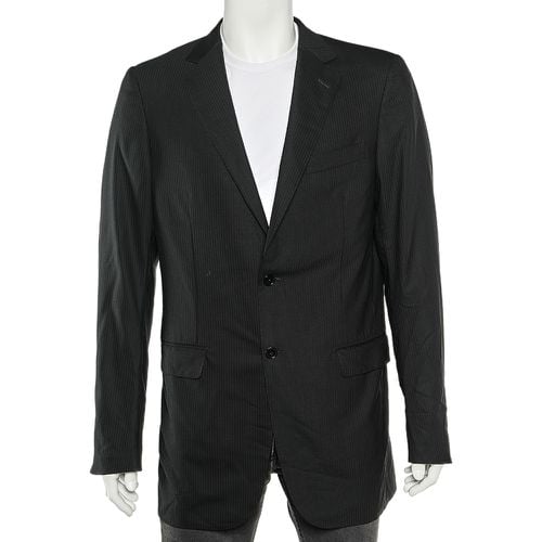 Tonal Striped Wool Blazer L - Ermenegildo Zegna - Modalova