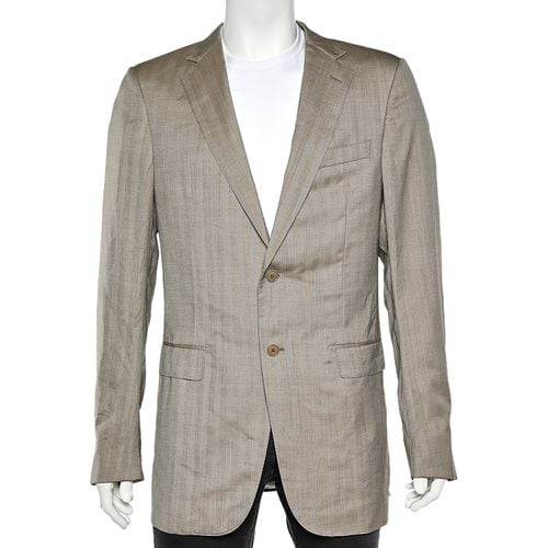 Ermenegildo Zegna Beige Wool Blazer L - Ermenegildo Zegna - Modalova