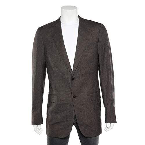 Ermenegildo Zegna Dark Brown Wool Blazer L - Ermenegildo Zegna - Modalova