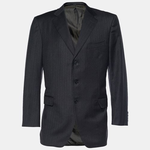 Ermenegildo Zegna Grey Striped Wool Single Breasted Blazer XL - Ermenegildo Zegna - Modalova