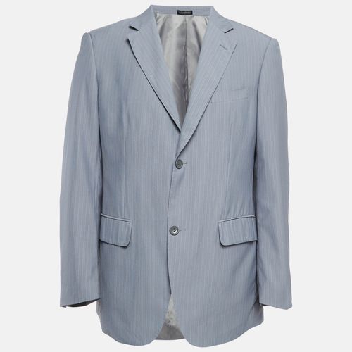 Ermenegildo Zegna Striped Wool Single Breasted Blazer M - Ermenegildo Zegna - Modalova