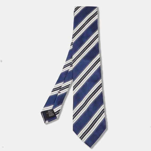 Ermenegildo Zegna Vintage Striped Silk Blend Classic Tie - Ermenegildo Zegna - Modalova