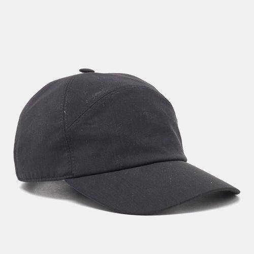 Ermenegildo Zegna Black Wool Baseball Cap M - Ermenegildo Zegna - Modalova