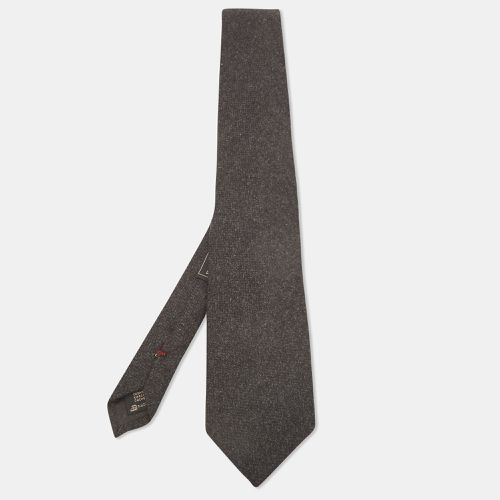 Ermenegildo Zegna Vintage Grey Cashmere Tie - Ermenegildo Zegna - Modalova